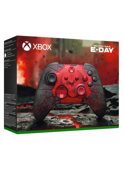 Геймпад беспроводной Microsoft Xbox One/Series X|S Wireless Controller Gears of War: E-Day Limited Edition (черный/красный) Геймпад беспроводной Microsoft Xbox One/Series X|S Wireless Controller Gears of War: E-Day Limited Edition (черный/красный)